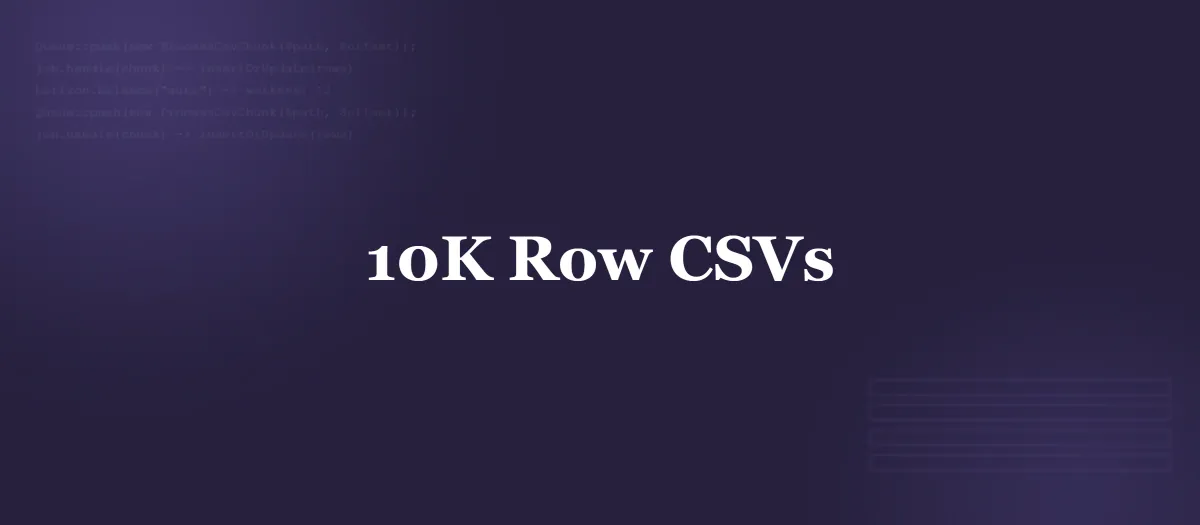 Processing 10K Row CSVs in Laravel | Oktopeak