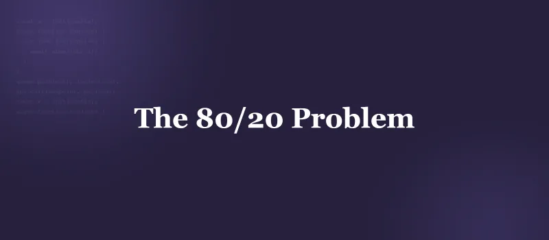 The 80/20 Problem: What We Found in 3 Days of Audit on a 'MVP Complete' Handoff
