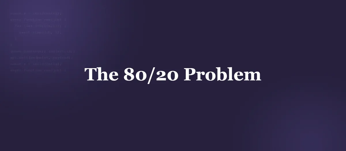 The 80/20 Problem: What We Found in 3 Days of Audit on a 'MVP Complete' Handoff